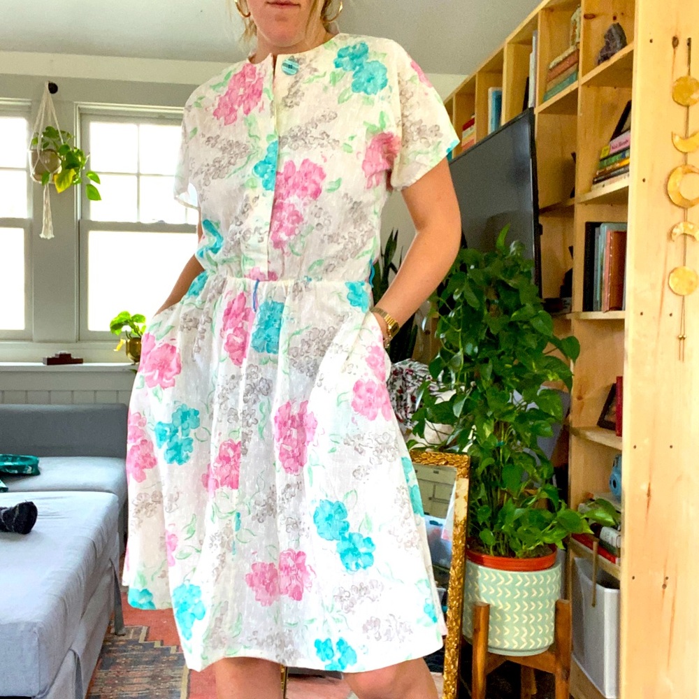 Vintage Floral Dress